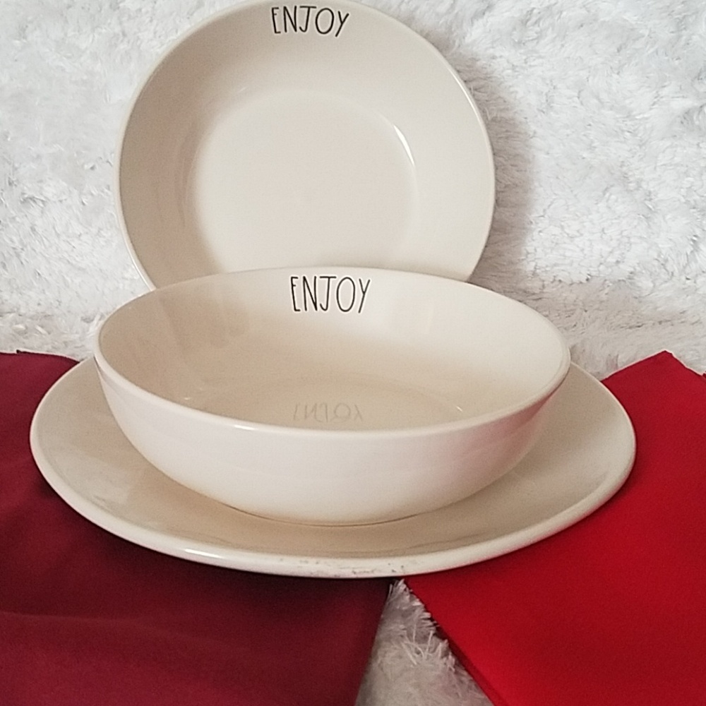 RAE DUNN Plate and Bowl - Picture 5 of 5